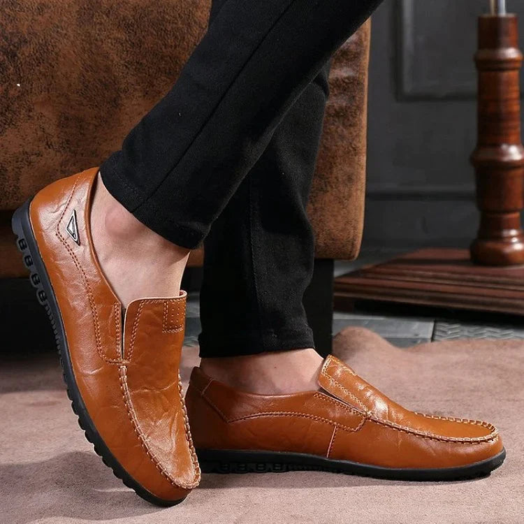 Men's Genuine Leather Loafers Shoes(50% OFF)