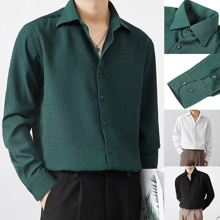 Men's Premium Fabric Button Down Shirt(50% OFF)