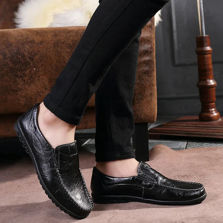 Men's Genuine Leather Loafers Shoes(50% OFF)