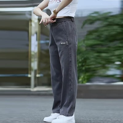 Men's loose, trendy and versatile straight-leg casual pants