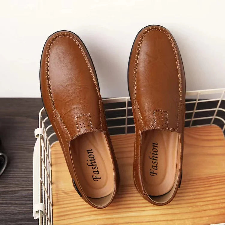 Men's Genuine Leather Loafers Shoes(50% OFF)
