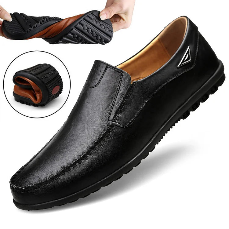 Men's Genuine Leather Loafers Shoes(50% OFF)