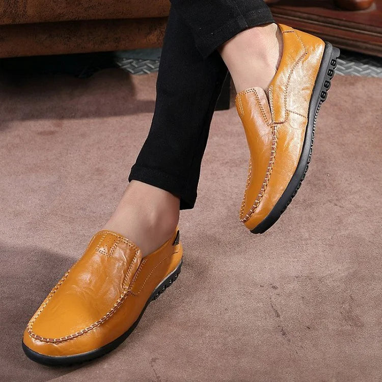 Men's Genuine Leather Loafers Shoes(50% OFF)