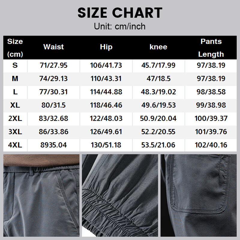 Pantalon décontracté en ajustement