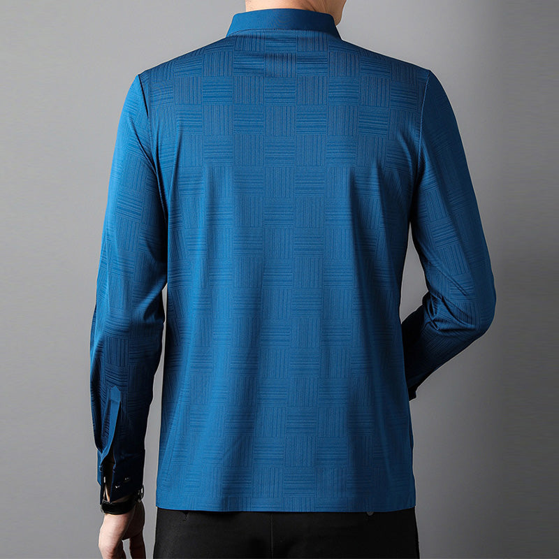 Men's Long Sleeve Wrinkle Free Casual Shirt(50% OFF)