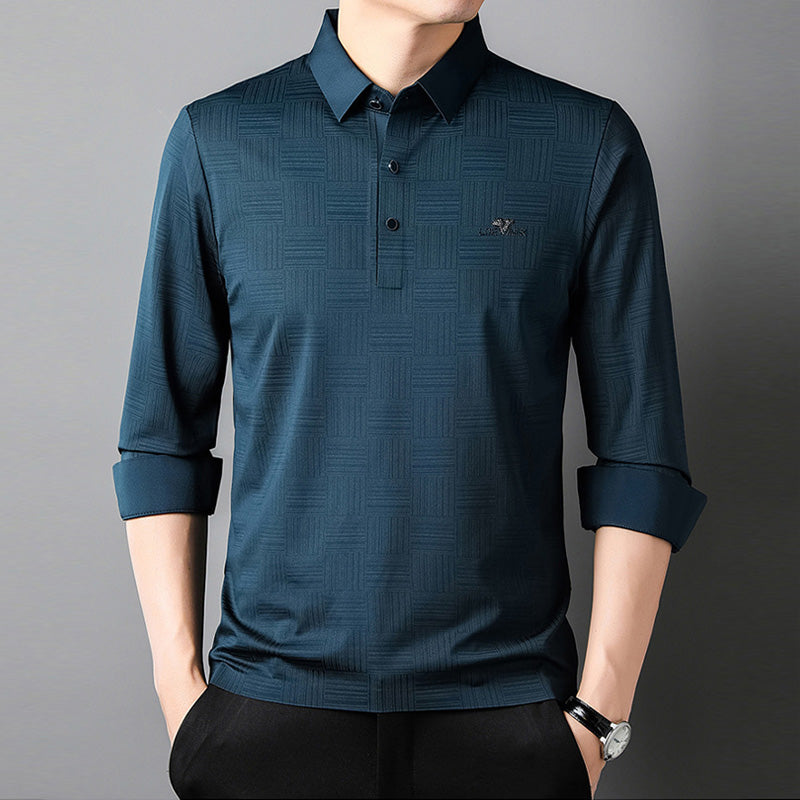 Men's Long Sleeve Wrinkle Free Casual Shirt(50% OFF)