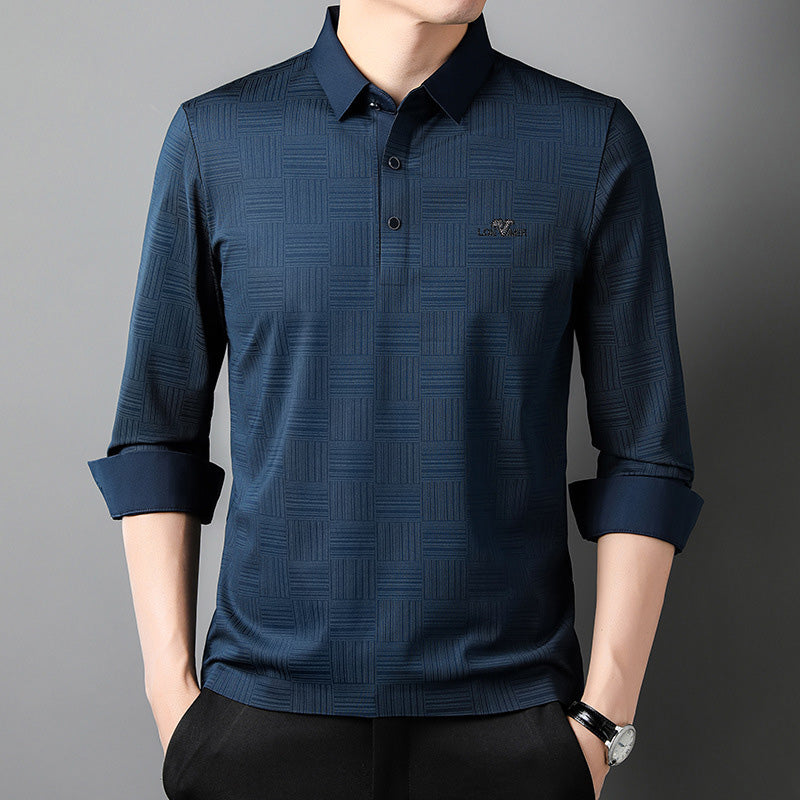 Men's Long Sleeve Wrinkle Free Casual Shirt(50% OFF)