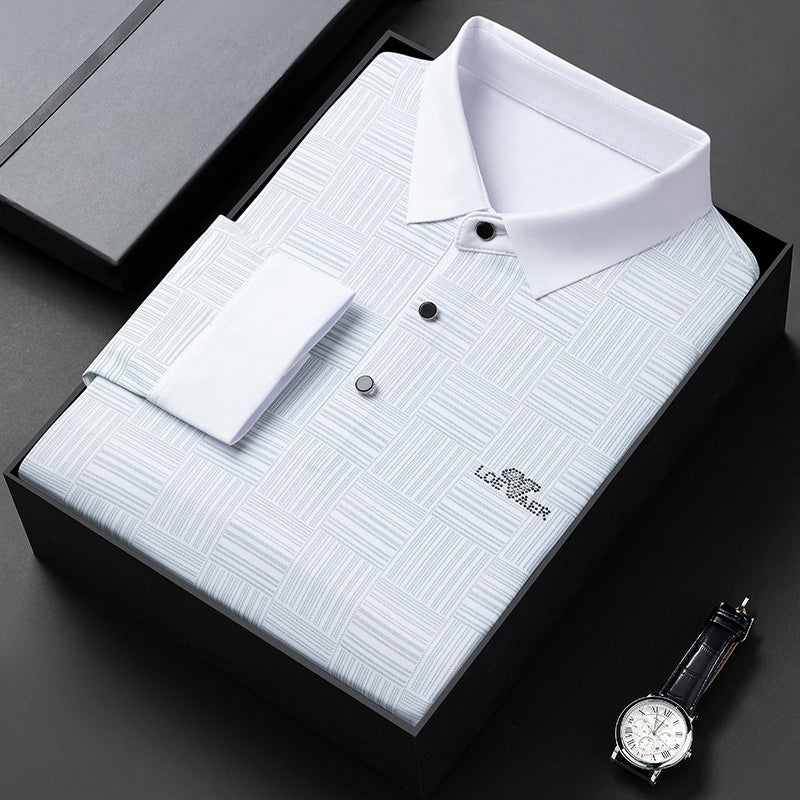Men's Long Sleeve Wrinkle Free Casual Shirt(50% OFF)