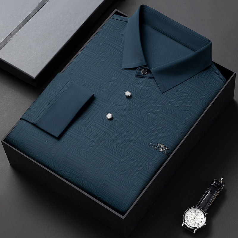 Men's Long Sleeve Wrinkle Free Casual Shirt(50% OFF)
