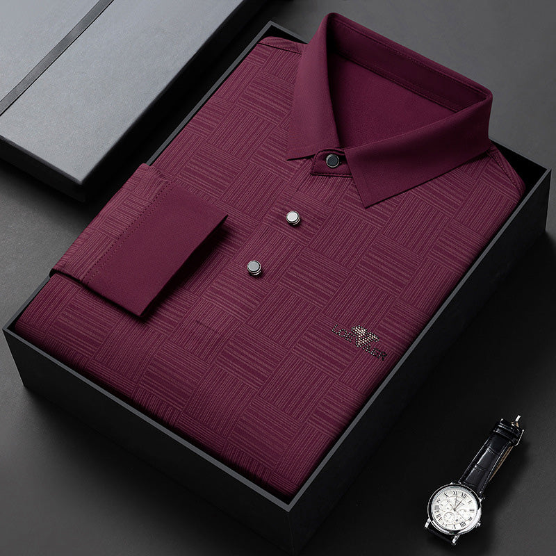 Men's Long Sleeve Wrinkle Free Casual Shirt(50% OFF)