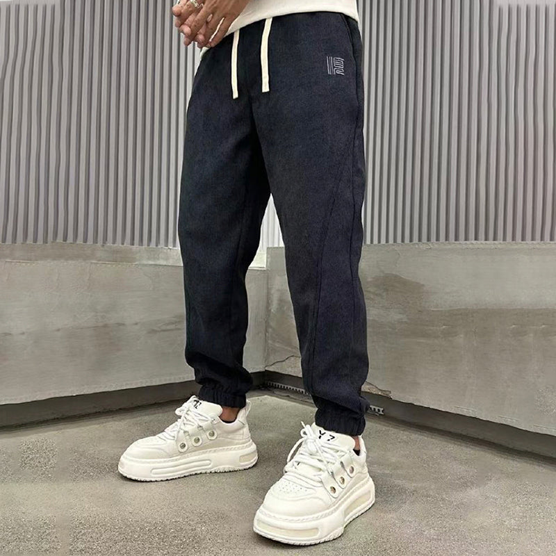 Men's Corduroy Loose Ankle Banded Pants(50% OFF)