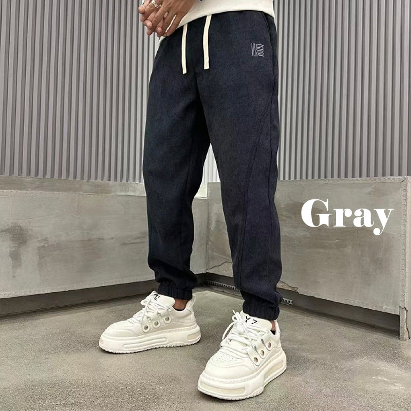 Men's Corduroy Loose Ankle Banded Pants(50% OFF)