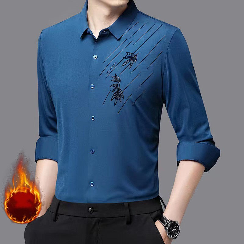 Men's Winter Thickened Warm Long Sleeve Shirt(50% OFF)