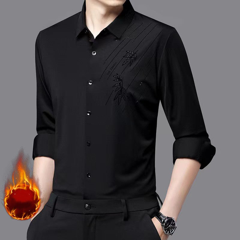 Men's Winter Thickened Warm Long Sleeve Shirt(50% OFF)