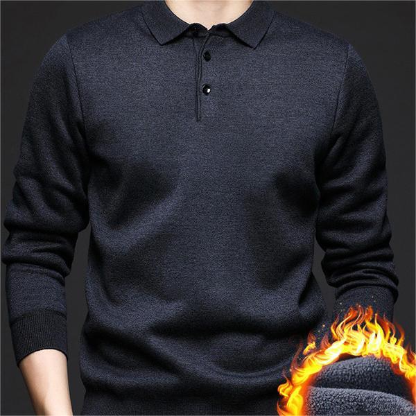 Gift Choice -Men's Winter Lapel Padded Thickened Sweater(50% OFF)