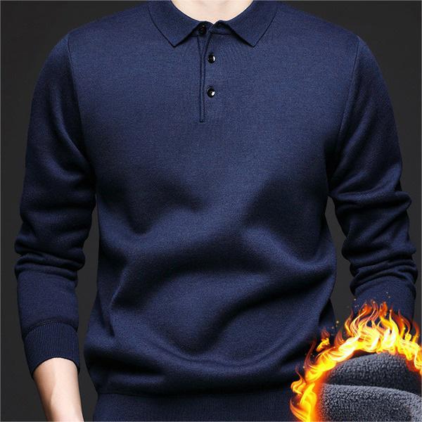 Gift Choice -Men's Winter Lapel Padded Thickened Sweater(50% OFF)