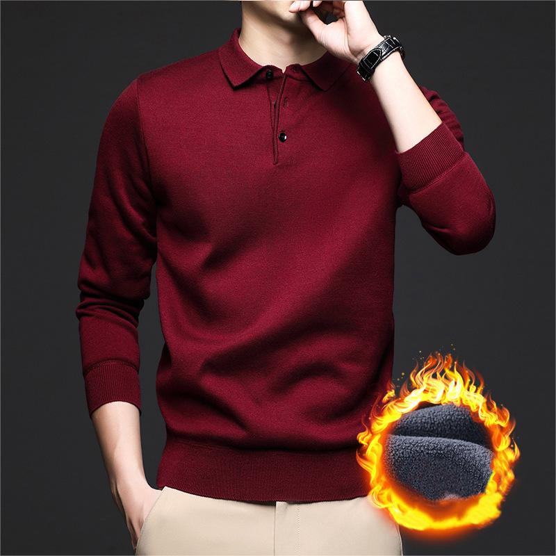 Gift Choice -Men's Winter Lapel Padded Thickened Sweater(50% OFF)