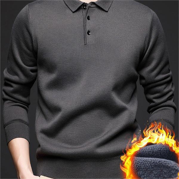 Gift Choice -Men's Winter Lapel Padded Thickened Sweater(50% OFF)