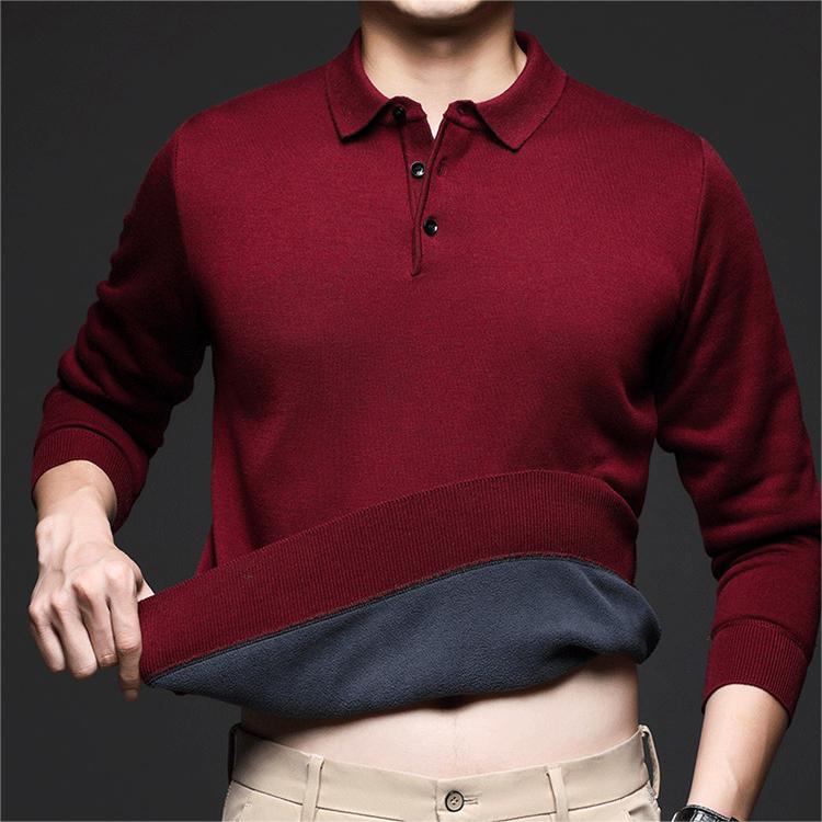 Gift Choice -Men's Winter Lapel Padded Thickened Sweater(50% OFF)