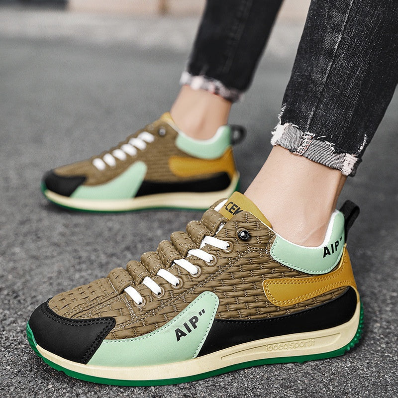Fashion Casual Color-blocking Men's Shoes(50% OFF)