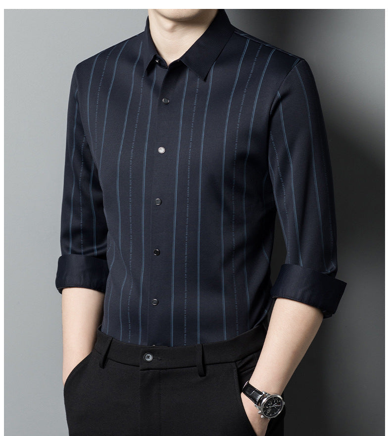 Men's Winter Padded Stretch Wrinkle-Free Shirt(50% OFF)