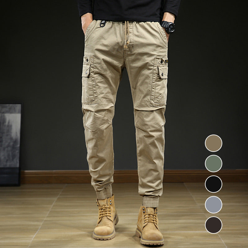 Men's Fashion Casual Multi-Pocket Tapered Sweatpants(50% OFF)