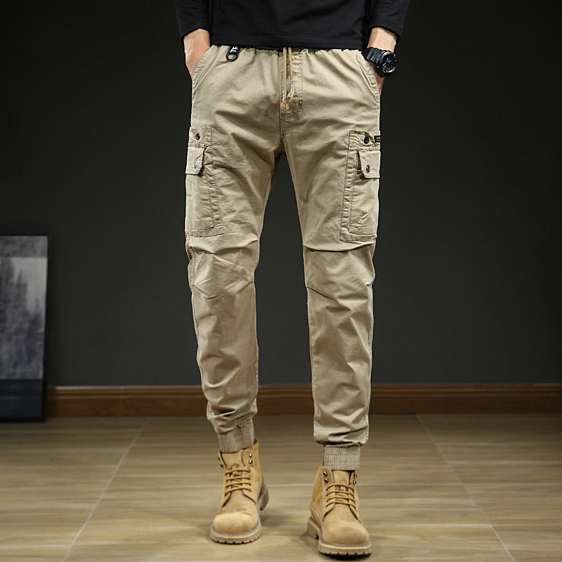 Men's Fashion Casual Multi-Pocket Tapered Sweatpants(50% OFF)