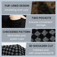 Men’s Trendy Checkered Warm Jacket with Pockets