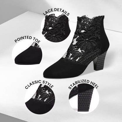 Women's Summer Elegant Lace High Heels