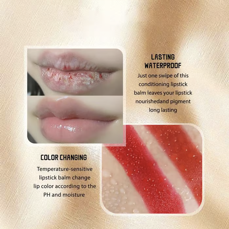 ⏰Last Day Promotion!🎁- ✨Transferproof Color-Changing Lipstick💄CrystalClear Color Alchemy 💋 Auto-Tints on Contact!