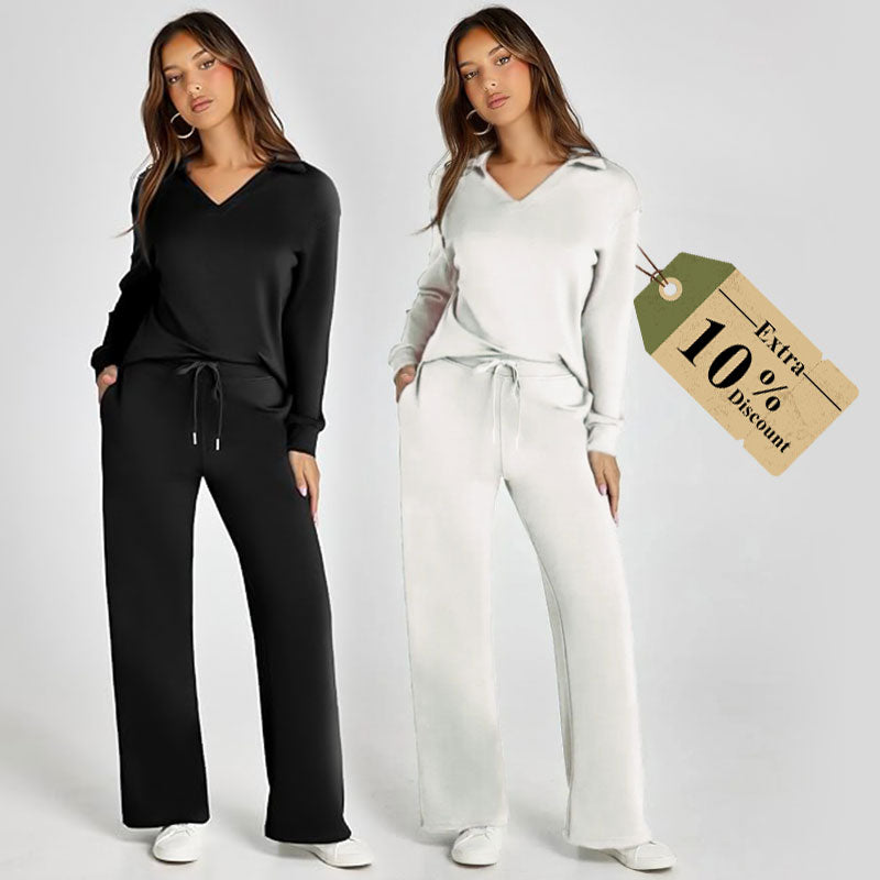 ☁️49% OFF!👍Women's 2 Piece Sets Outfits Casual Long Sleeve Sweatsuits Sets
