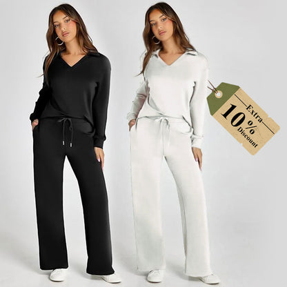 ☁️49% OFF!👍Women's 2 Piece Sets Outfits Casual Long Sleeve Sweatsuits Sets