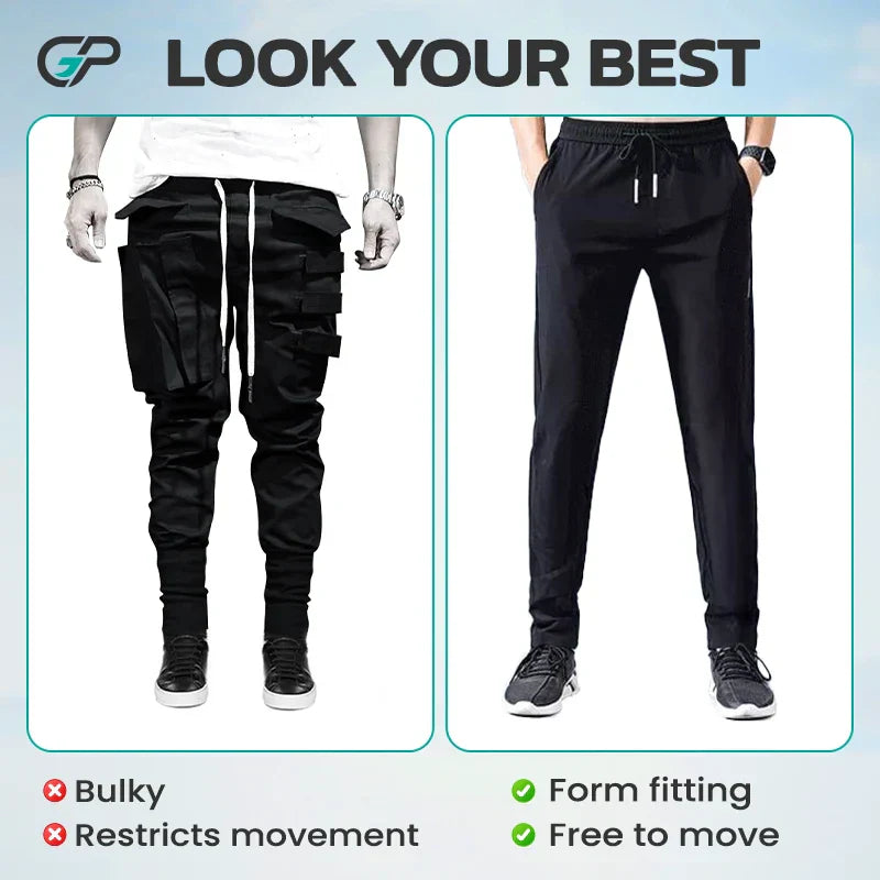 📢⏰Stretch Breathable Straight-Leg Casual Athletic Pants