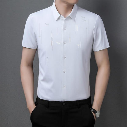 Summer Anti-wrinkle Silk Shirt