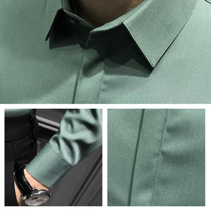 🎁2026 New Arrivals 50% OFF💥Men's Wrinkle-Free Button-Down Shirt