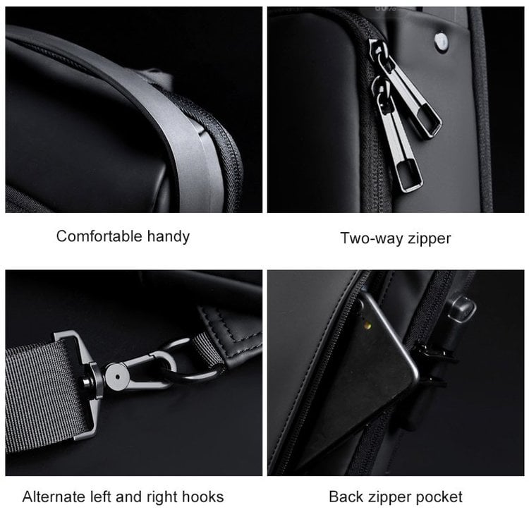 👜USB charging sport sling Anti-theft shoulder bag👜