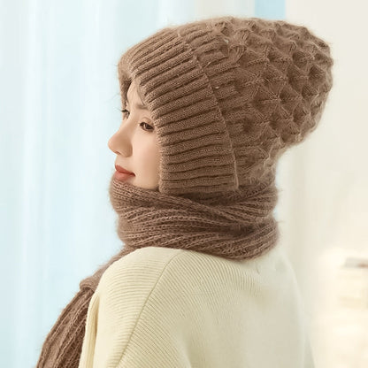 🎄Christmas Sale-50% OFF🎁Winter Versatile Knitted Hooded Scarf For Women