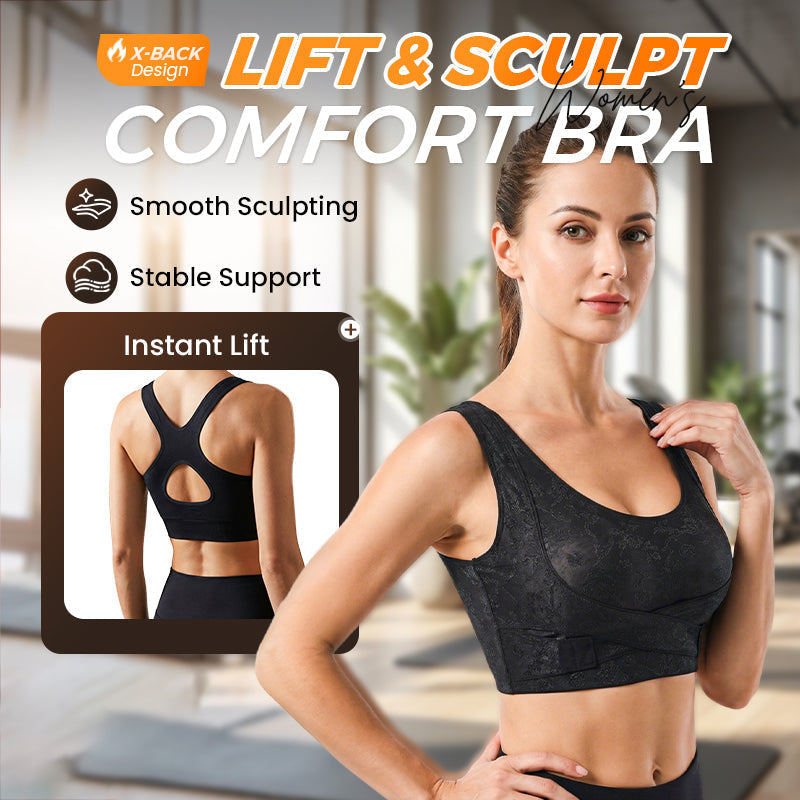 💖✨ All-Day Comfort Meets Perfect Shape! Criss-Cross Lift & Sculpt Bra👚⚡️