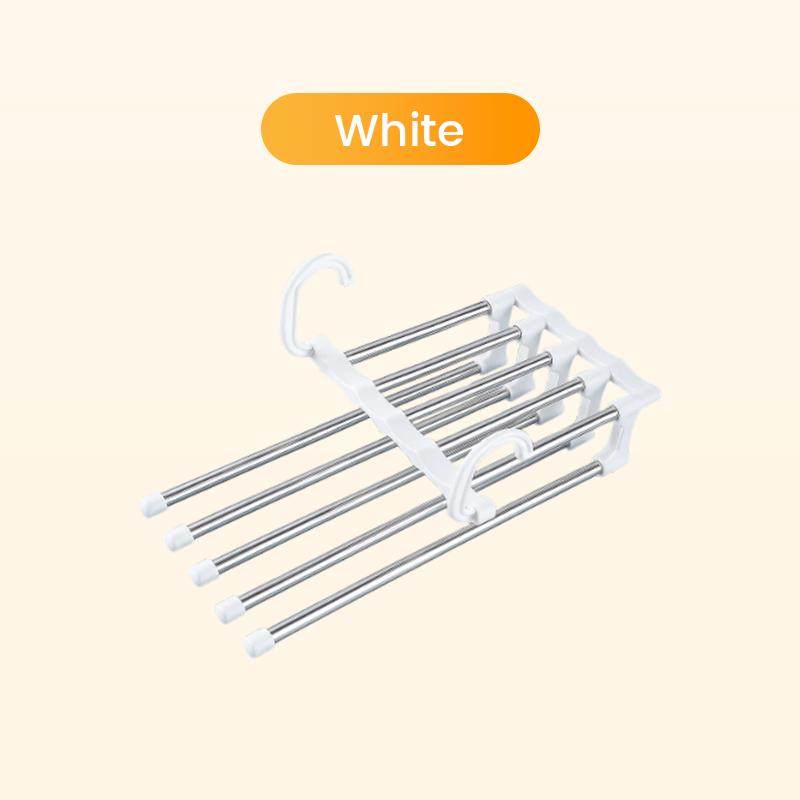 💗Special Offer Now!— Household Multifunctional Telescopic Folding Multi-layer Pants Storage Rack