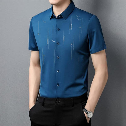 Summer Anti-wrinkle Silk Shirt