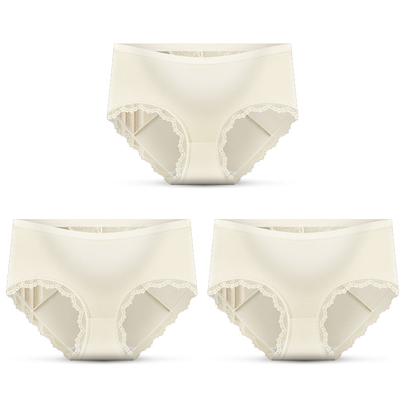 Women's Soft Lace Mid-Rise Panty