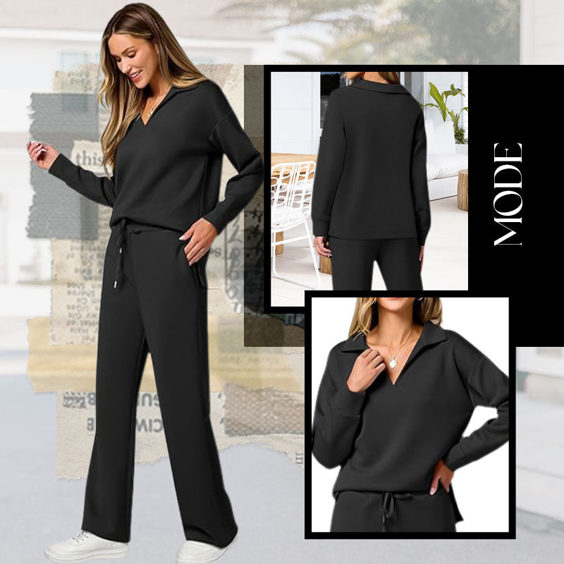 ☁️49% OFF!👍Women's 2 Piece Sets Outfits Casual Long Sleeve Sweatsuits Sets