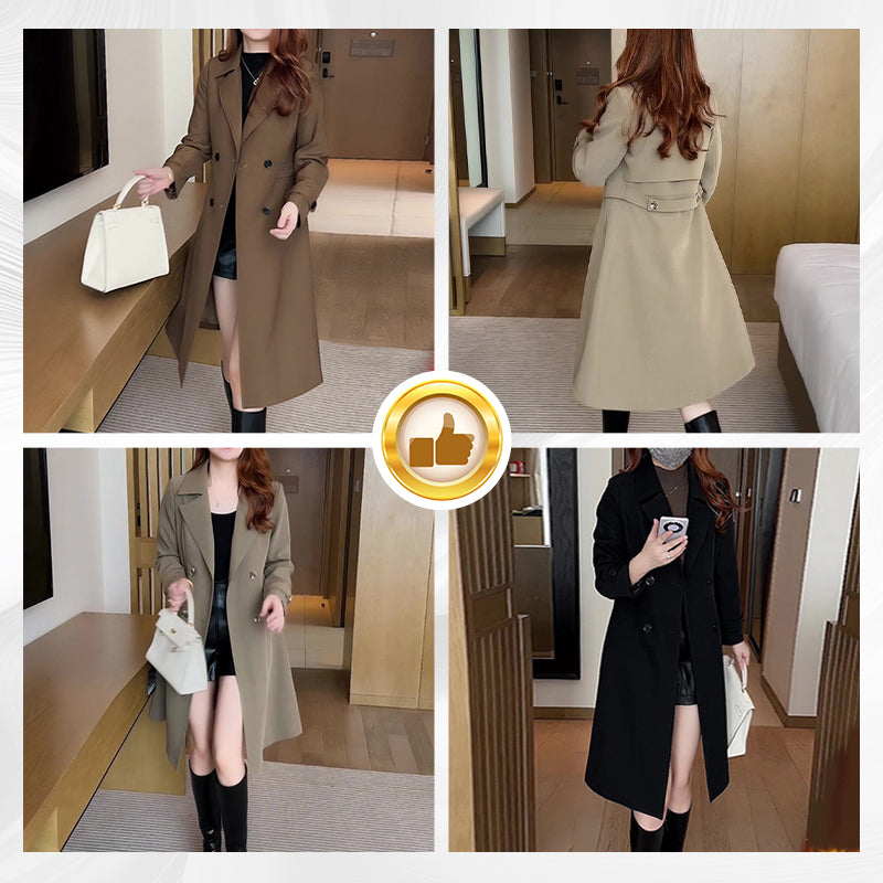 ⏳Limited-time 50% off⏰Women's Elegant Warm Trench Coat✨