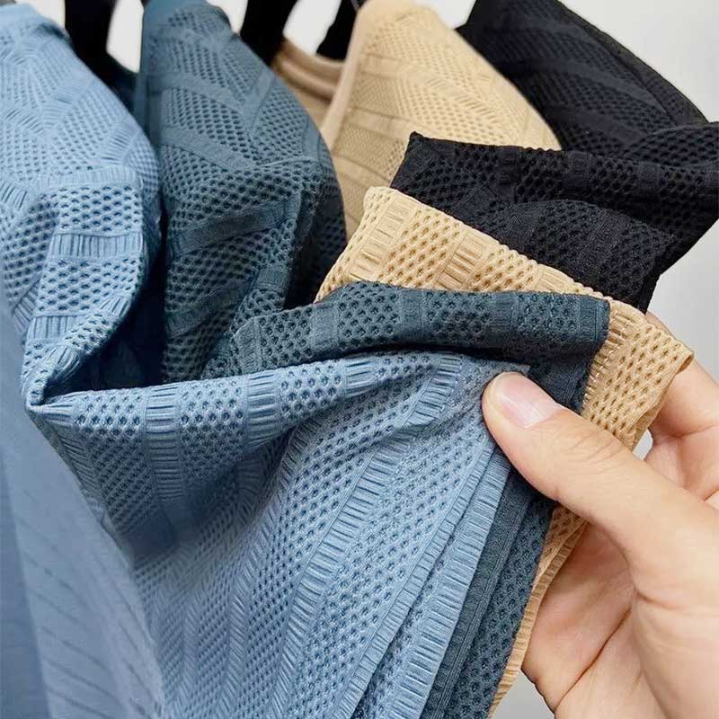 Les t-shirts à l'équipe de maille sec actif pour hommes