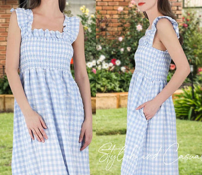 🎉LAST DAY SAEL 50% OFF!!✨💃Women's Vintage Plaid Clashing Dresses