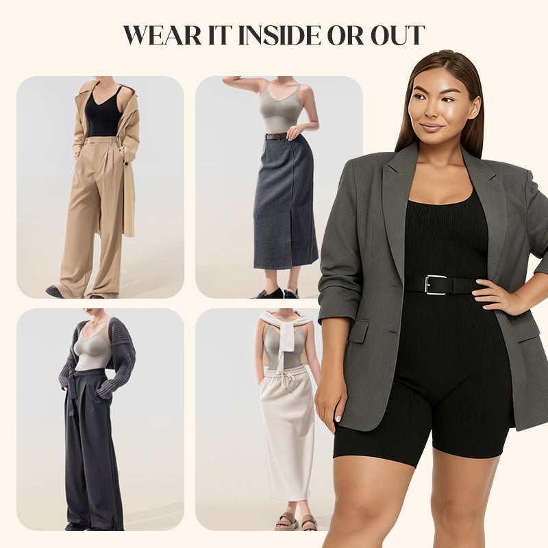 💥2026 Newest Style🔥 Women's Seamless Shaping Bodysuit with Detachable Intimate Panel