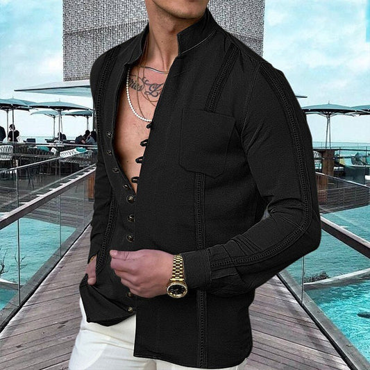 Men's Linen Button Up Summer Beach Shirt（50% OFF）