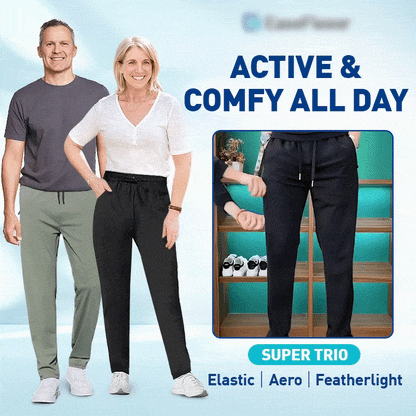 📢⏰Stretch Breathable Straight-Leg Casual Athletic Pants
