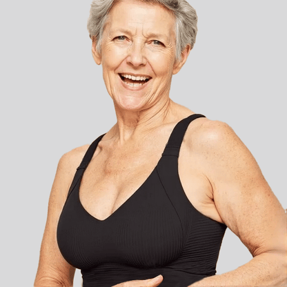 🎁2026 HOT SALE!🎁Huge discount 🔥 💕 Subtle Striped Seamless Bra with W-Support – Comfort & Style!