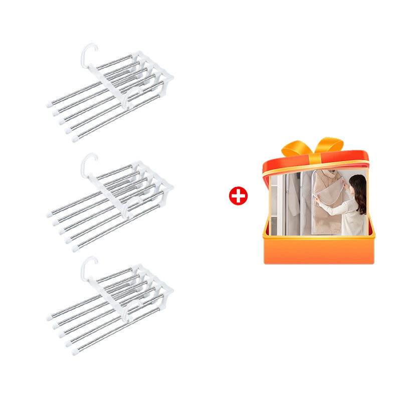 💗Special Offer Now!— Household Multifunctional Telescopic Folding Multi-layer Pants Storage Rack